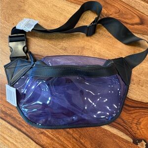 Neutrogena Purple Transparent Crossbody Bag